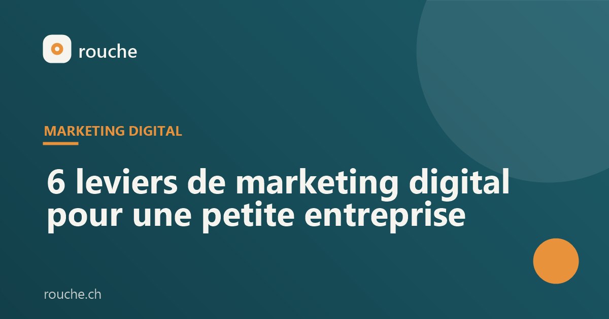 Marketing digital : 6 leviers simples pour une petite entreprise