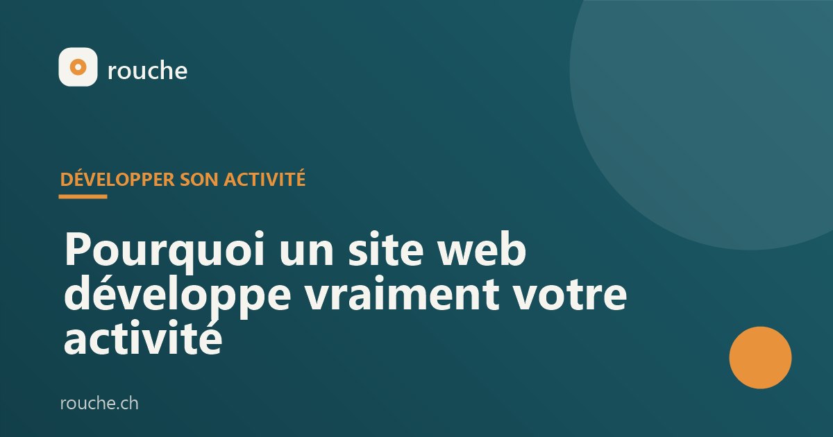 Pourquoi un site web développe (vraiment) votre activité
